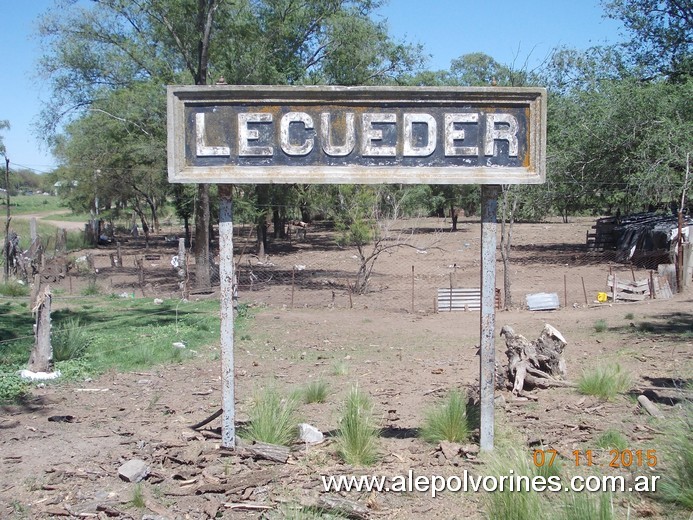 Foto: Estación Lecueder FCBAP - Lecueder (Córdoba), Argentina
