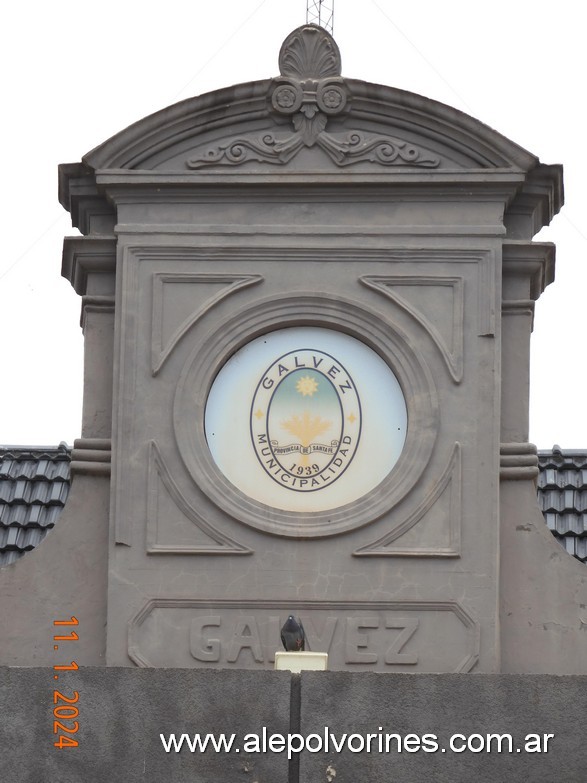 Foto: Ex Estación Gálvez FCSF - Galvez (Santa Fe), Argentina