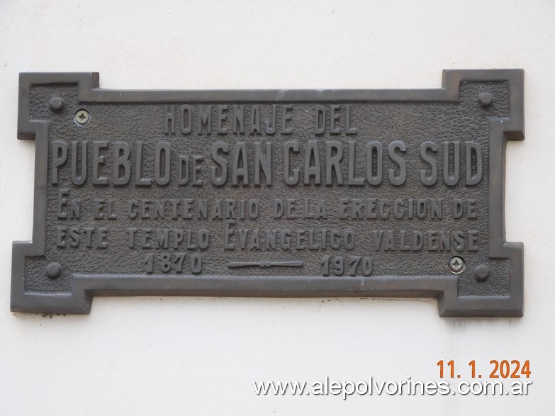 Foto: San Carlos Sud - Iglesia Valdense - San Carlos Sud (Santa Fe), Argentina
