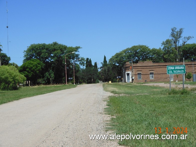 Foto: Colonia Tacurales - Acceso - Tacurales (Santa Fe), Argentina