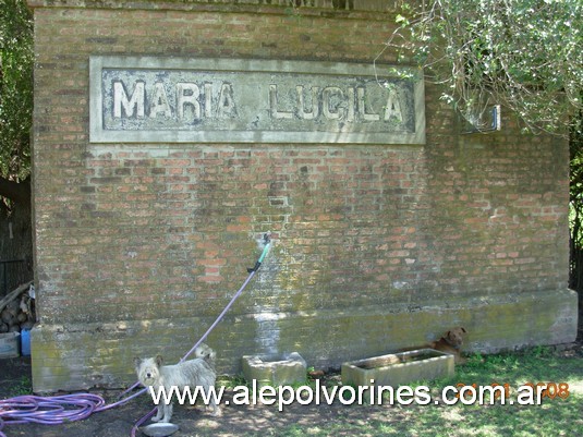 Foto: Estación María Lucila FCM - María Lucila (Buenos Aires), Argentina