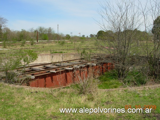 Foto: Estación Mercedes FCBAP - Mesa Giratoria - Mercedes (Buenos Aires), Argentina