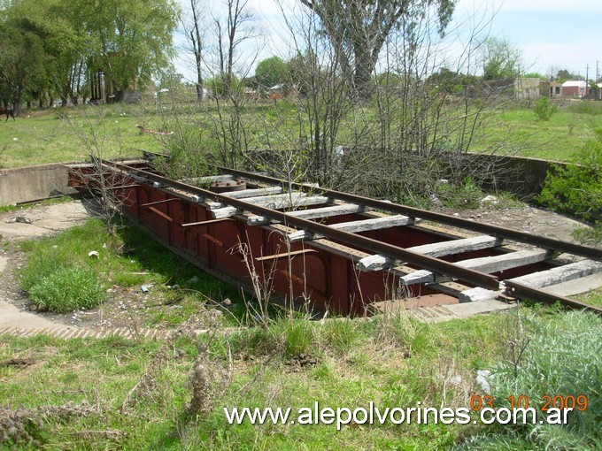 Foto: Estación Mercedes FCBAP - Mesa Giratoria - Mercedes (Buenos Aires), Argentina