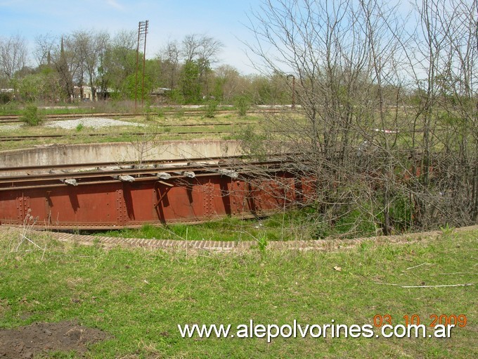 Foto: Estación Mercedes FCBAP - Mesa Giratoria - Mercedes (Buenos Aires), Argentina