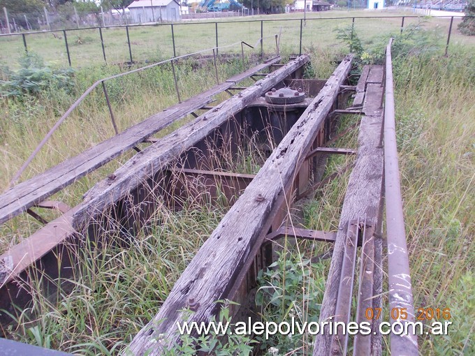 Foto: Estación Mercedes - prov. Corrientes - Mesa Giratoria - Mercedes (Corrientes), Argentina
