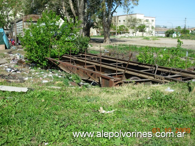 Foto: Estación Mercedes FCO - Mesa Giratoria - Mercedes (Buenos Aires), Argentina