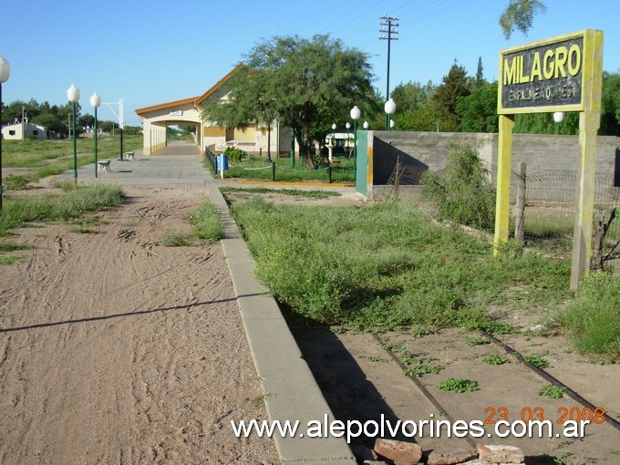 Foto: Estación Milagro - El Milagro (La Rioja), Argentina