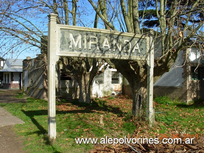 Foto: Estación Miranda - Miranda (Buenos Aires), Argentina