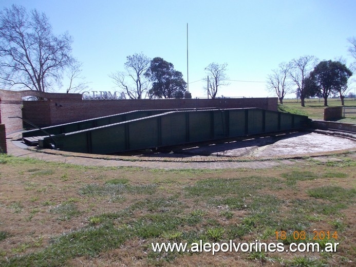Foto: Estación Mayor Orellano - Mesa Giratoria - Germania (Buenos Aires), Argentina