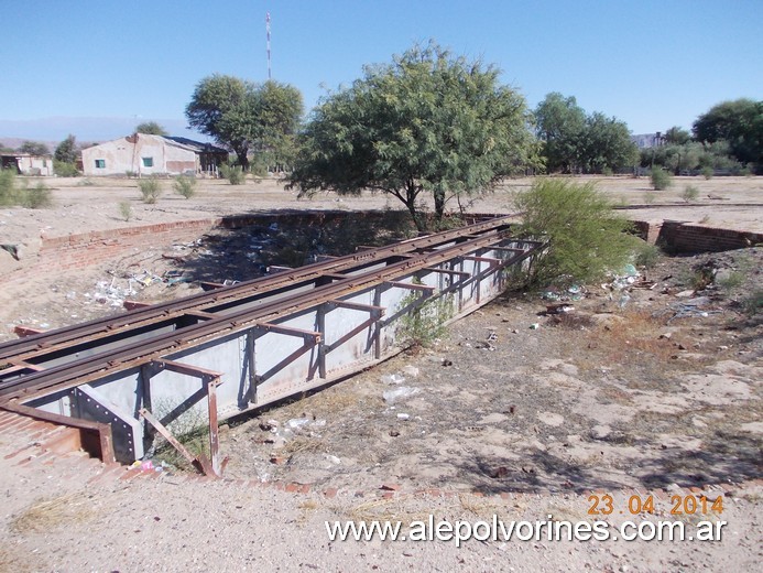 Foto: Estación Mazan - Mesa Giratoria - Mazan (La Rioja), Argentina