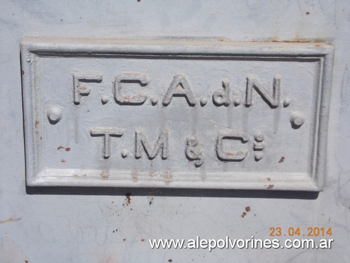 Foto: Estación Mazan - Mesa Giratoria - Mazan (La Rioja), Argentina