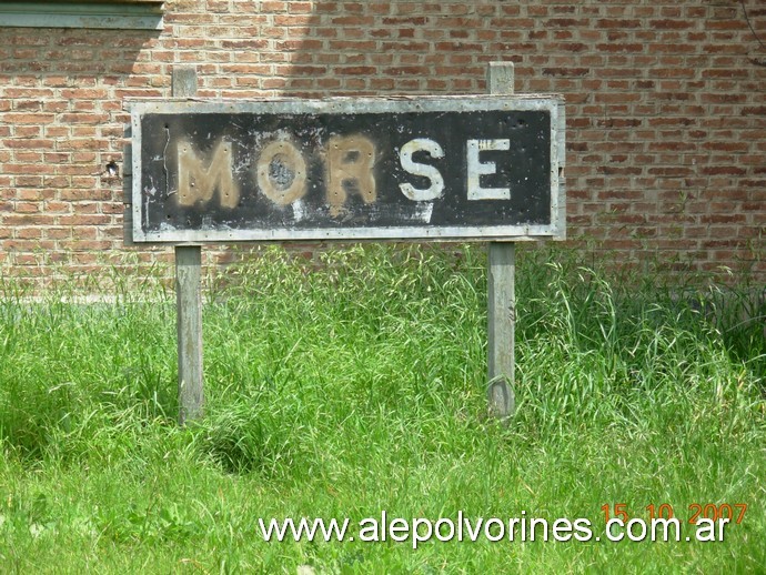 Foto: Estación Morse - Morse (Buenos Aires), Argentina