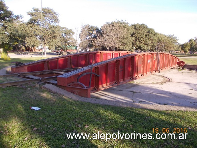 Foto: Estación Morteros - Mesa Giratoria - Morteros (Córdoba), Argentina
