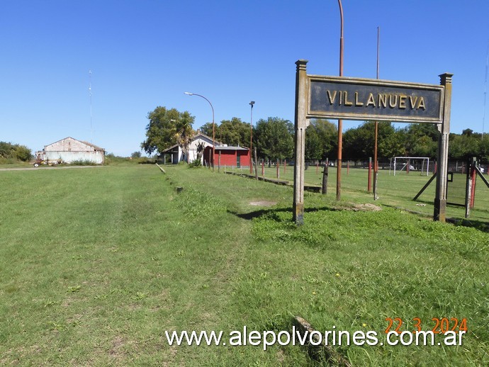 Foto: Estación Villanueva FCS - Villanueva (Buenos Aires), Argentina