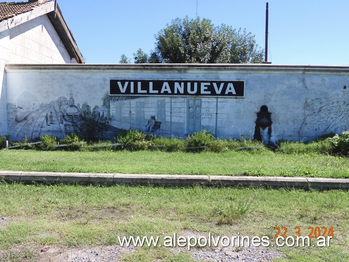 Foto: Estación Villanueva FCS - Villanueva (Buenos Aires), Argentina