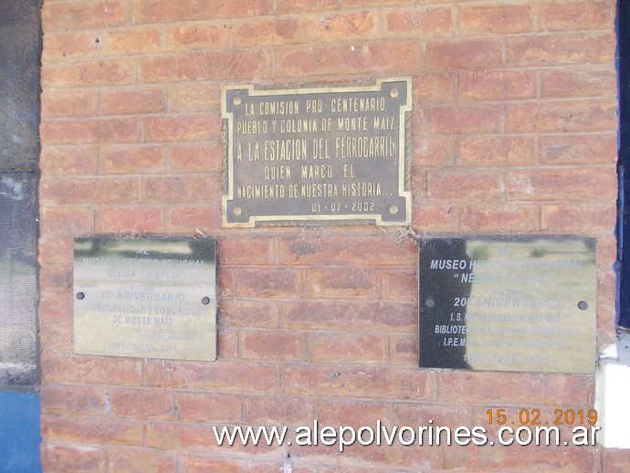 Foto: Estación Monte Maíz - Monte Maiz (Córdoba), Argentina