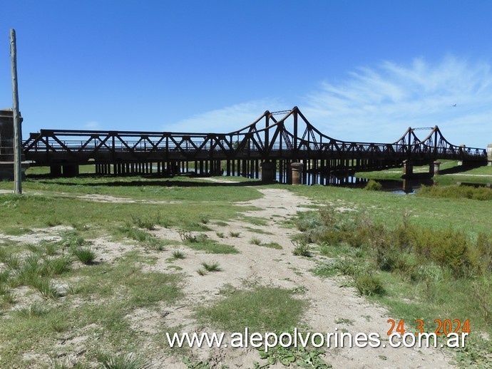 Foto: Puente Metálico Ruta 11 sobre Rio Primero - Villa Roch (Buenos Aires), Argentina