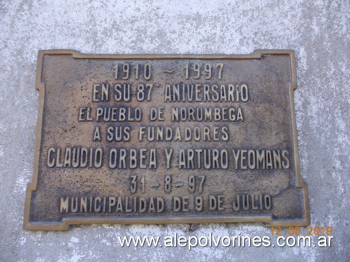 Foto: Estación Norumbega - Norumbega (Buenos Aires), Argentina