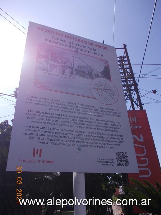 Foto: Haedo - Imprenta del Ferrocarril Oeste - Haedo (Buenos Aires), Argentina