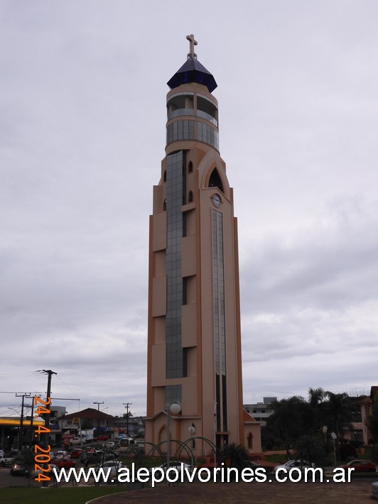 Foto: Ametista do Sul BR - Torre Iglesia San Gabriel - Ametista do Sul (Rio Grande do Sul), Brasil
