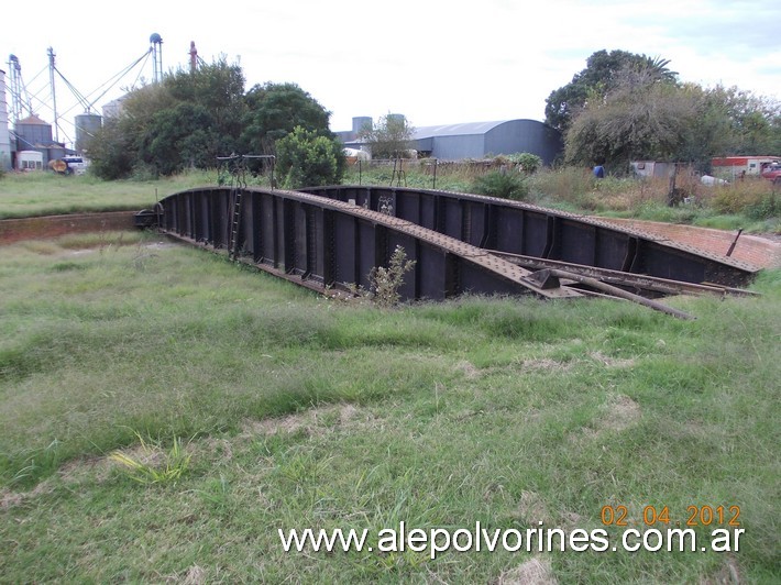 Foto: Estación Peyrano - Mesa Giratoria - Peyrano (Santa Fe), Argentina