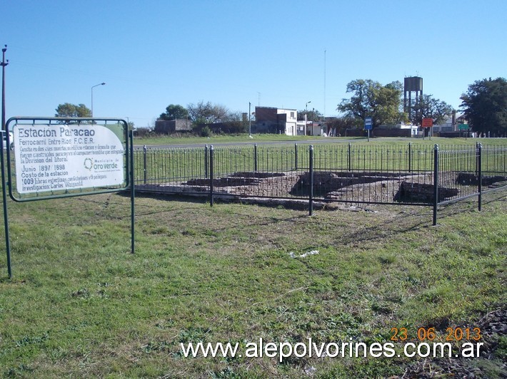 Foto: Estación Paracao - Oro Verde (Entre Ríos), Argentina