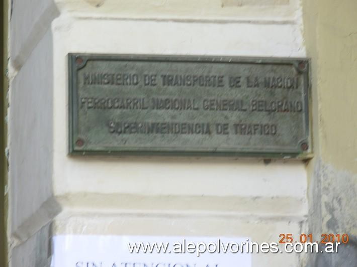 Foto: Estación Tucumán FCCNA - Tucumán, Argentina