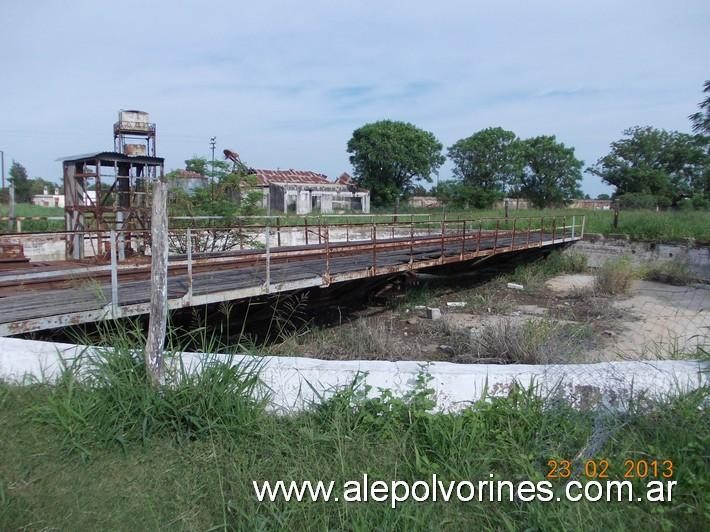 Foto: Estación Tostado - Mesa Giratoria - Tostado (Santa Fe), Argentina