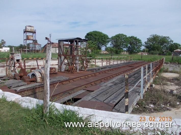 Foto: Estación Tostado - Mesa Giratoria - Tostado (Santa Fe), Argentina