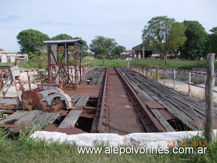 Foto: Estación Tostado - Mesa Giratoria - Tostado (Santa Fe), Argentina