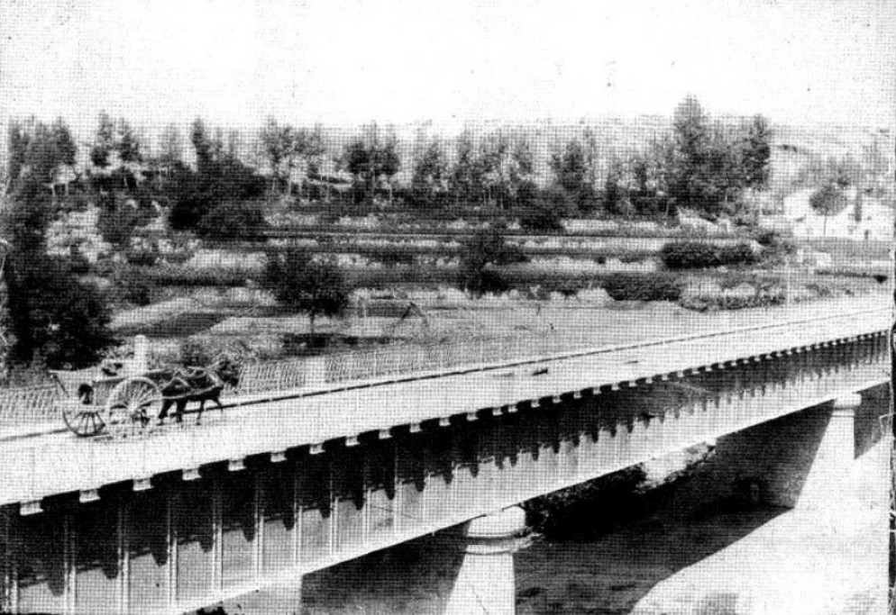 Foto: Foto antigua del Puente de Hierro - Galera (Granada), España