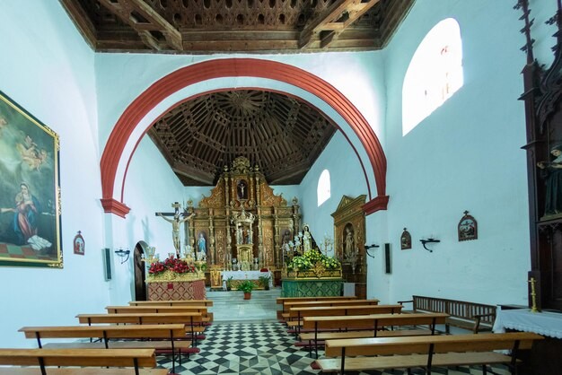 Foto: Interior de la Iglesia parroquial - Galera (Granada), España