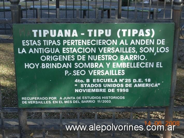 Foto: Estación Versailles - Versailles (Buenos Aires), Argentina