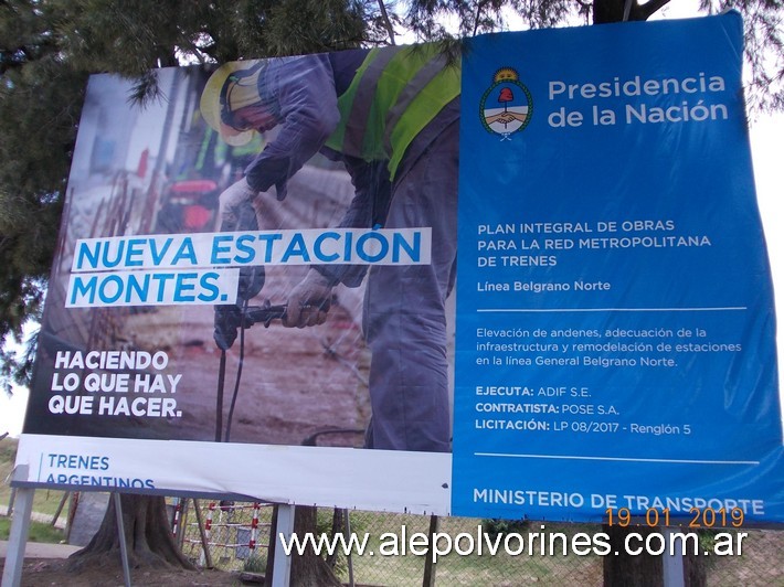 Foto: Estación Vicealmirante Montes FCGB - Don Torcuato (Buenos Aires), Argentina