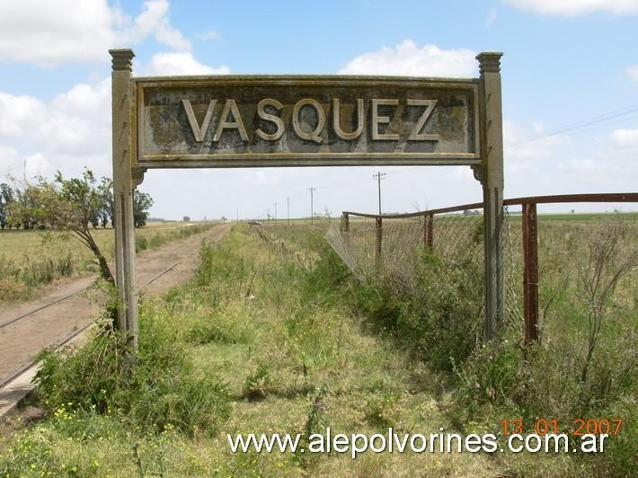 Foto: Estación Vásquez - Vasquez (Buenos Aires), Argentina