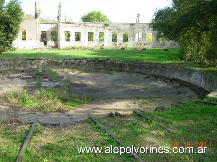 Foto: Estación Villars CGBA - Mesa Giratoria - Villars (Buenos Aires), Argentina