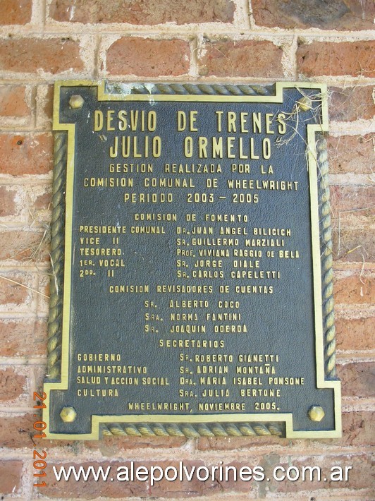 Foto: Estación Wheelwright - Wheelwright (Santa Fe), Argentina