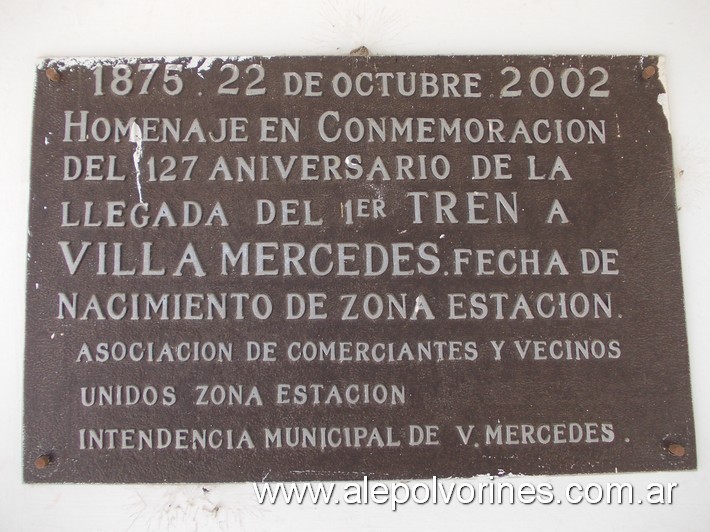 Foto: Estación Villa Mercedes FCGOA - Villa Mercedes (San Luis), Argentina