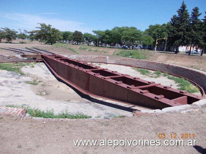 Foto: Estación Zarate FCGU - Mesa Giratoria - Zarate (Buenos Aires), Argentina