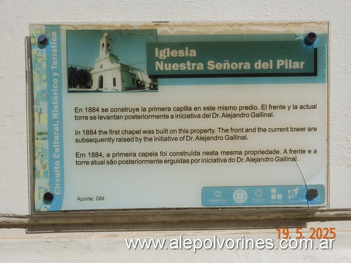 Foto: Sarandí Grande - Iglesia Nuestra Señora del Pilar - Sarandí Grande (Florida), Uruguay