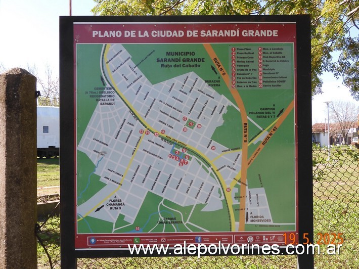 Foto: Sarandí Grande - Plano de la Ciudad - Sarandí Grande (Florida), Uruguay