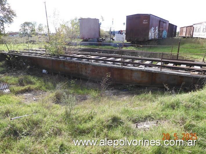 Foto: Estación San Ramon ROU - Mesa Giratoria - San Ramon (Canelones), Uruguay