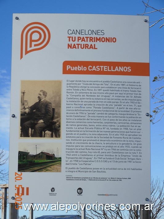 Foto: Estación Castellanos ROU - Castellanos (Canelones), Uruguay