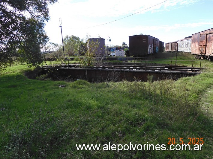 Foto: Estación San Ramon ROU - Mesa Giratoria - San Ramon (Canelones), Uruguay