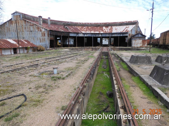 Foto: Estación Nico Pérez - Galpon Locomotoras - Jose Batlle y Ordoñez (Lavalleja), Uruguay