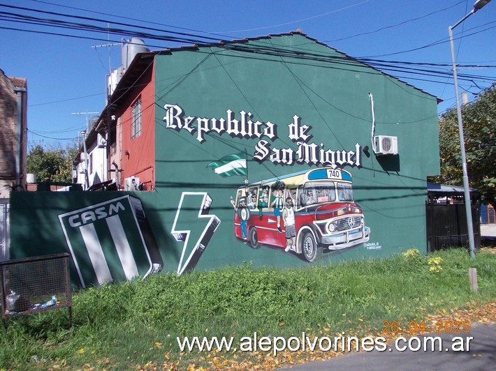 Foto: San Miguel - Mural del Trueno Verde - San Miguel (Buenos Aires), Argentina