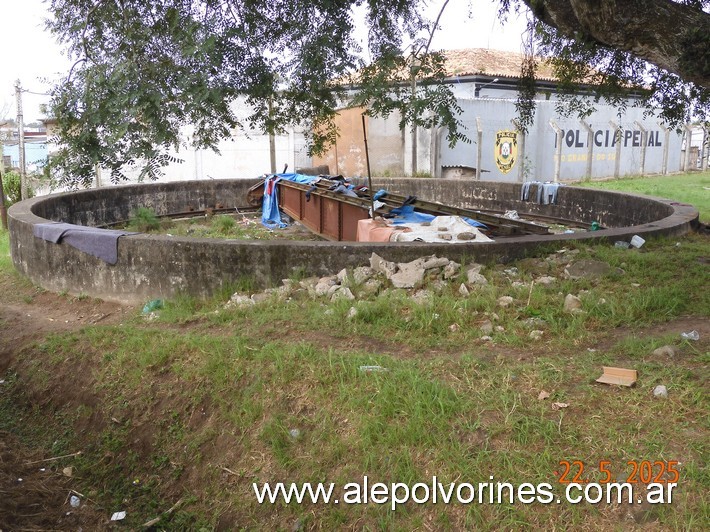 Foto: Estación Polinicio BR - Mesa Giratoria - Jaguarão (Rio Grande do Sul), Brasil