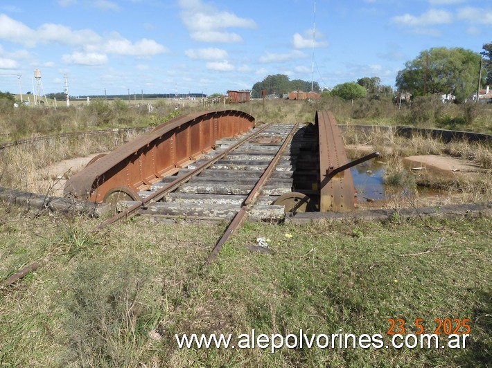 Foto: Estación Vergara - Mesa Giratoria - Vergara (Treinta y Tres), Uruguay