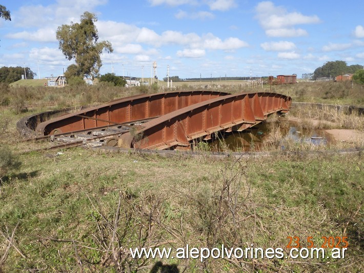 Foto: Estación Vergara - Mesa Giratoria - Vergara (Treinta y Tres), Uruguay