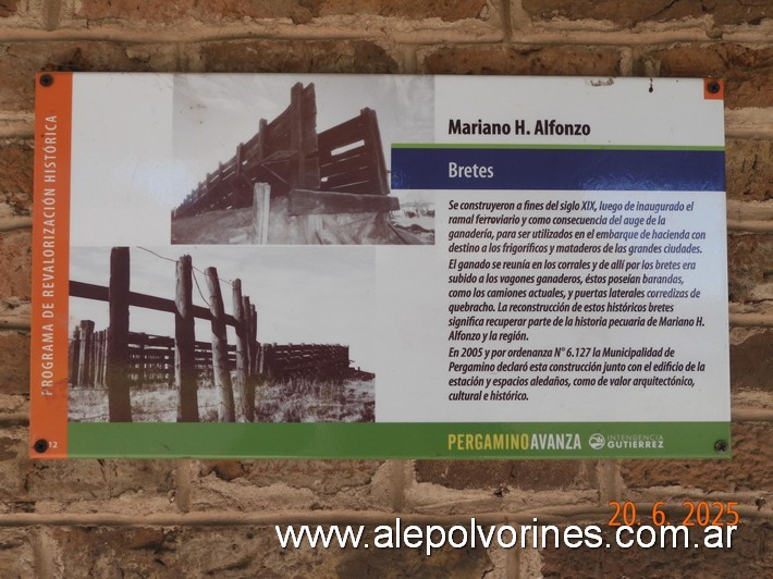 Foto: Estacion Mariano H Alfonzo - Mariano Alfonzo (Buenos Aires), Argentina